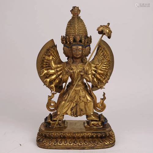 Nineteenth Century Great White Umbrella Buddha Mother