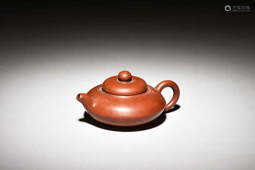 YIXING ZISHA COMPRESSED TEAPOT