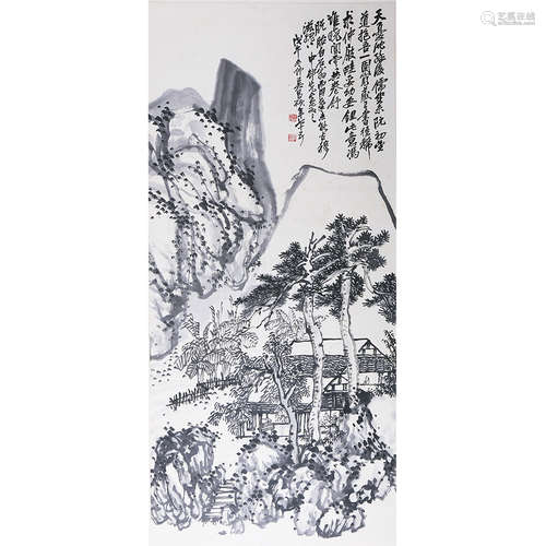 吴昌硕 山水