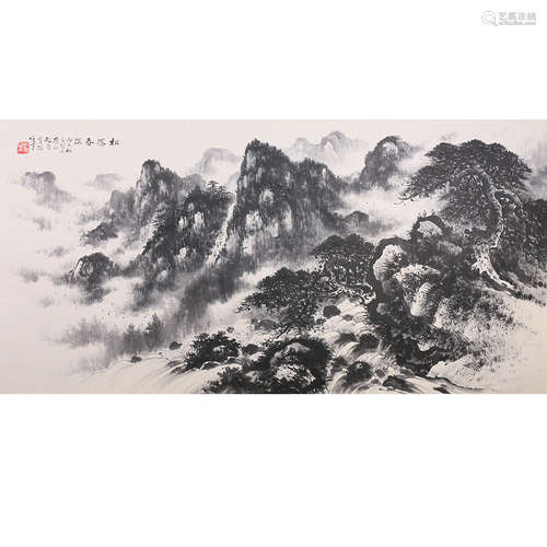 黎雄才 山水