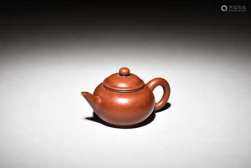 YIXING ZISHA 'ROOSTER' TEAPOT