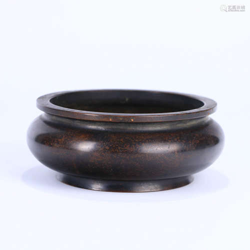 A BRONZE INCENSE BURNER