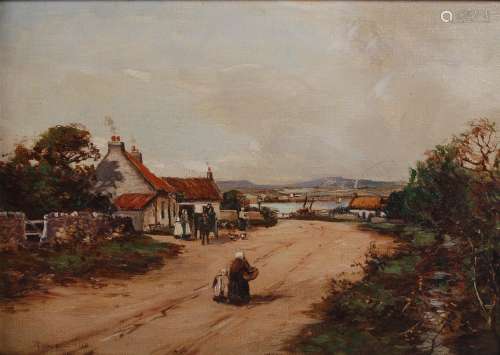 Tom Campbell (fl.1901-1943) On the banks of The River Tay, South of Perth, and another, a pair