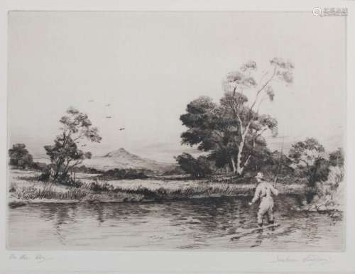 AR Jackson Simpson (1893-1963) On the Don and Dark Lochnagar two etchings, both signed lower right