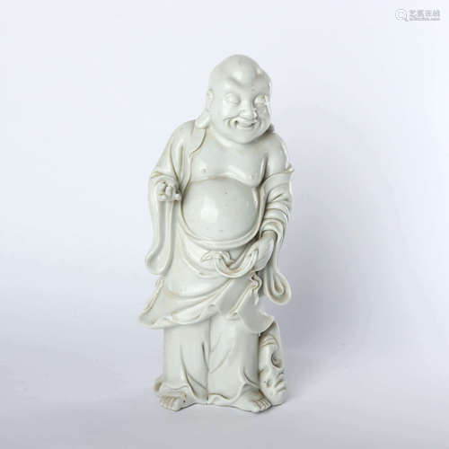 Maitreya standing statue in Dehua kiln in early Qing Dynasty