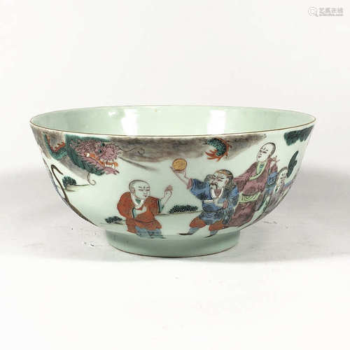 Qing Dynasty Yongzheng famille rose bowl