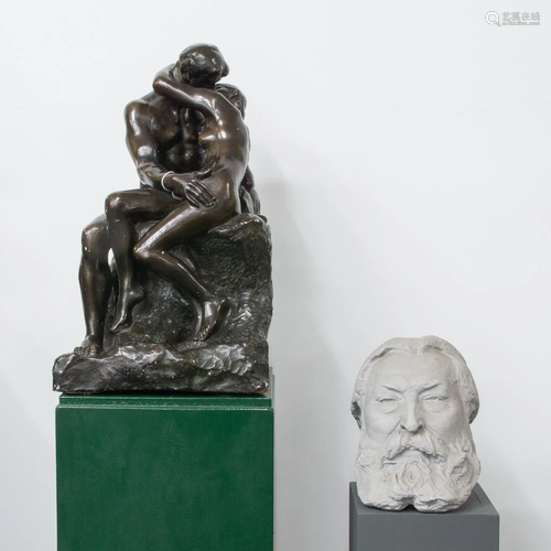 Collection of 2 Rodin Statues