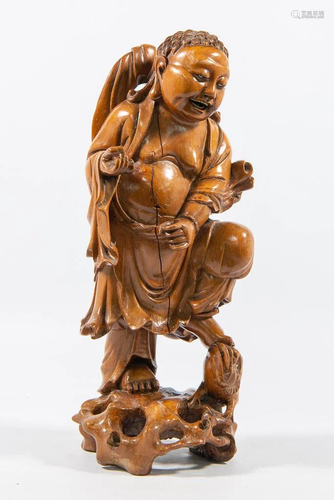 Statue in Hardwood