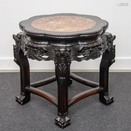 Oriental side table