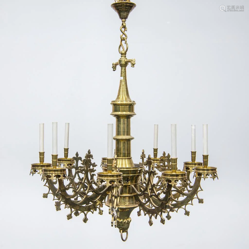 Church Chandelier, after the model used by Jan Van Eyck