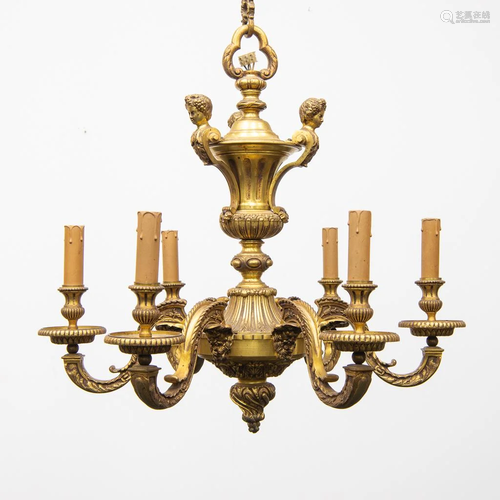 Bronze chandelier