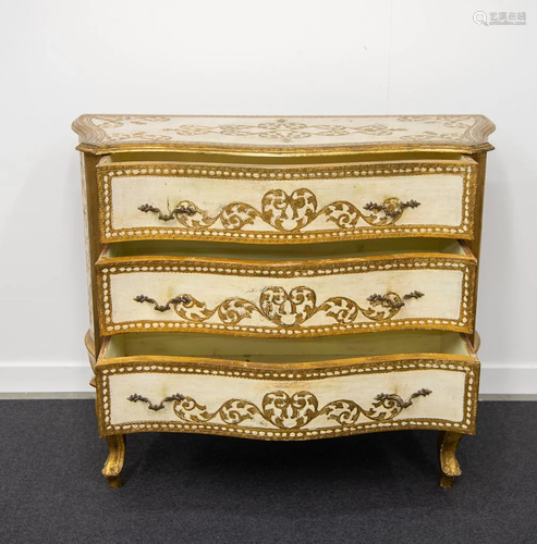 Gilt Italian Chest of Drawers