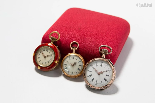 Collection of 3 ladies Pocket Watches