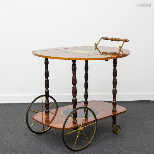 Serving cart