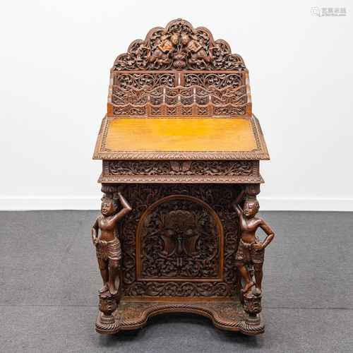 Indonesian davenport desk