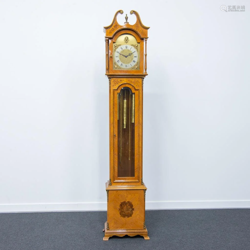 Grandfather or Standing Clock with Marquetry inlay