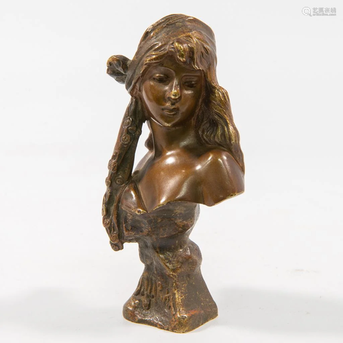 Emmanuel VILLANIS (1858-1914), Murka, Small Figurine