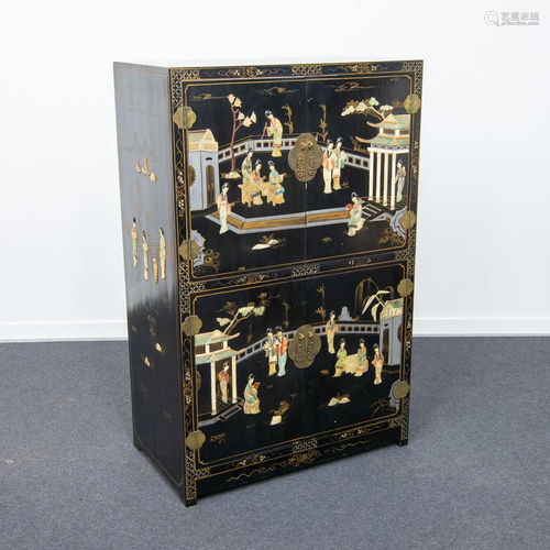 Chinese style TV-cabinet