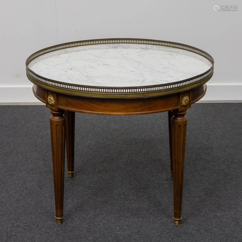 Side Table With Marble Top, Louis XVI style