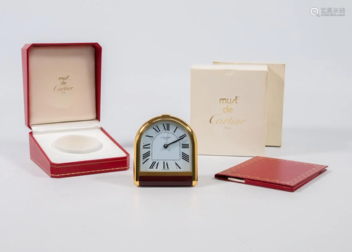 Must de Cartier Alarm Clock, New Old Stock