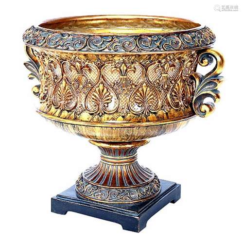 ORNATE GOLDEN RAISED BOWL