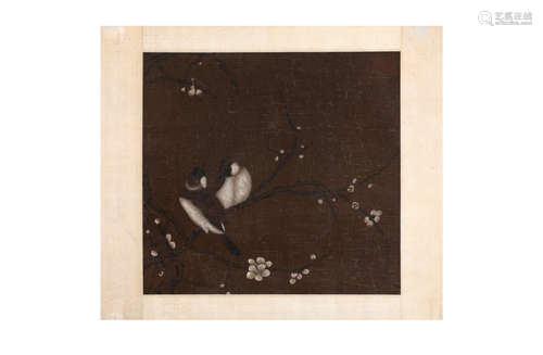 Song Dynasty style Chinese painting of flowers and birds