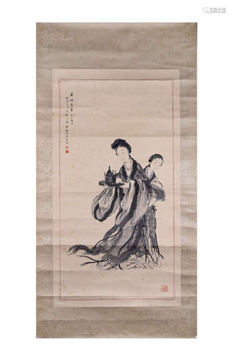 Chinese painting of Mei Lanfang's Ladies