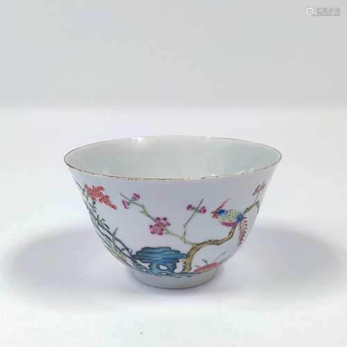 QING FAMILLE ROSE PORCELAIN BOWL