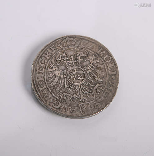 Stolberg-Rochefort, 1 Taler Silber zu 72 Kreuzern (1554), Augsburg Münzmeister Hans