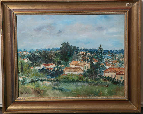 Antcher, Isaac (1899 - 1992), Aix-les-Bains, Öl/Lw., li. u. sign., ca. 30 x 40 cm,