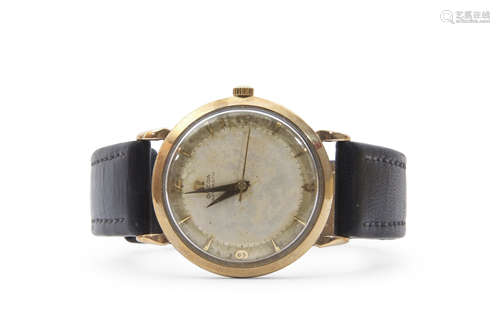 Third quarter of 20th century Gents Omega 9ct gold cased automatic movement wrist watch with gold