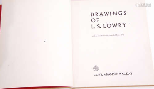 Drawings of L S Lowry, with an introduction and notes by Mervyn Levy - book published by Cory, Adams