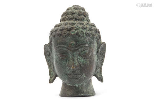 Bronze head of Buddha