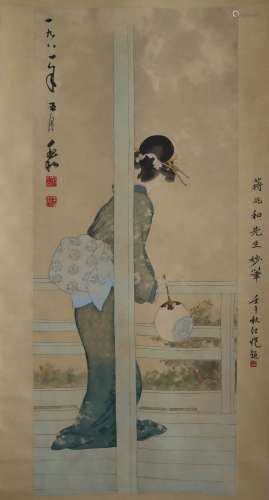Character Stories Painting by Jiang Zhaohe  ,in the twentieth century