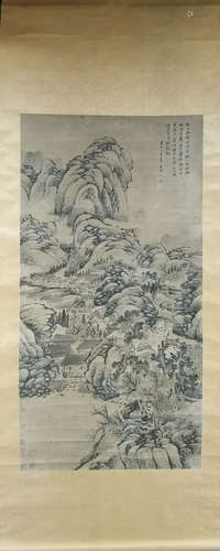 A Chinese Painting Of Landscape, Wang Hui Mark