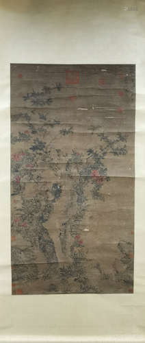 A Chinese Painting Of Floral, Shen Zhou Mark