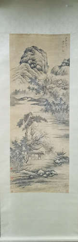 A Chinese Painting Of Landscape, Zhao Zuo Mark