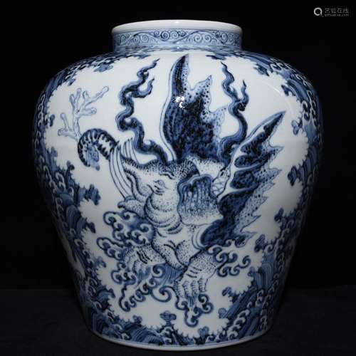 A Chinese Porcelain Blue&White Jar