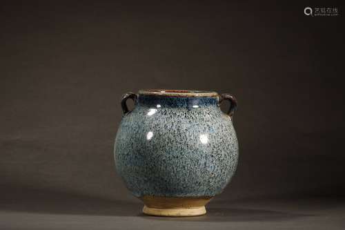 A Chinese Porcelain Jun Kiln Jar