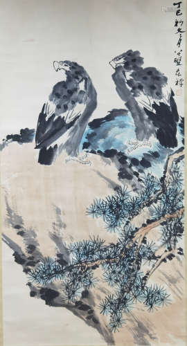 A Chinese Painting Of Floral&Bird, Li Kuchan Mark