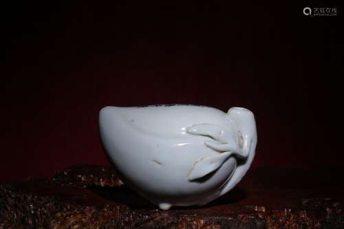 A Chinese Porcelain White Glazed Washer