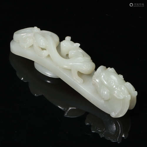 CHINESE JADE BELT HOOK