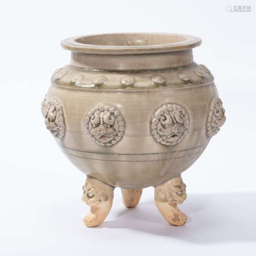 CHINESE CERAMIC INCENSE BURNER