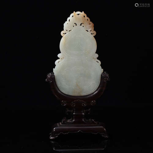 CHINESE HETIAN JADE SCREEN