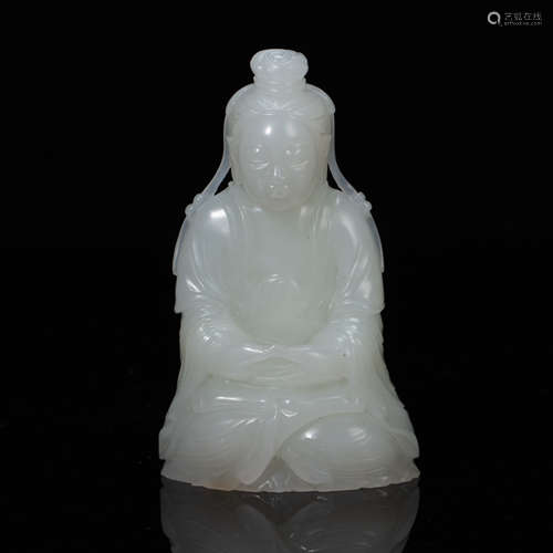 CHINESE HETIAN JADE GUANYIN