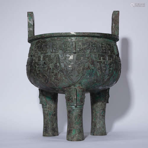 CHINESE BRONZE TRIPOD