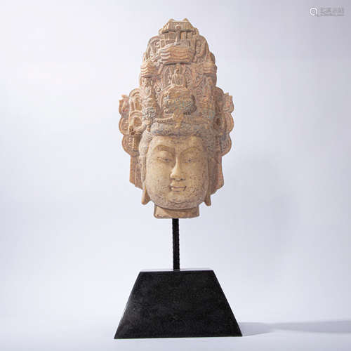 CHINESE STONE BUDDHA STATUE