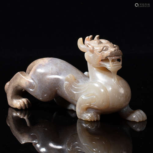 CHINESE HETIAN JADE BEAST