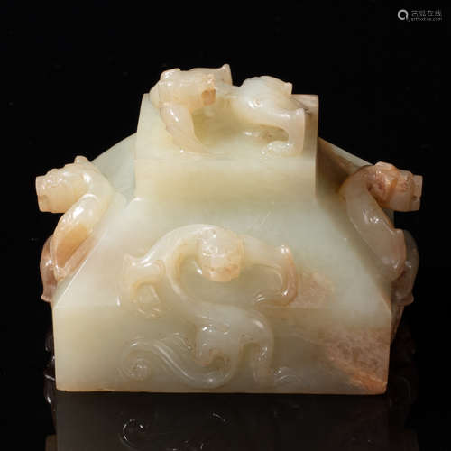 CHINESE HETIAN JADE SEAL