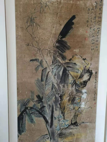 Chinese painting bamboo